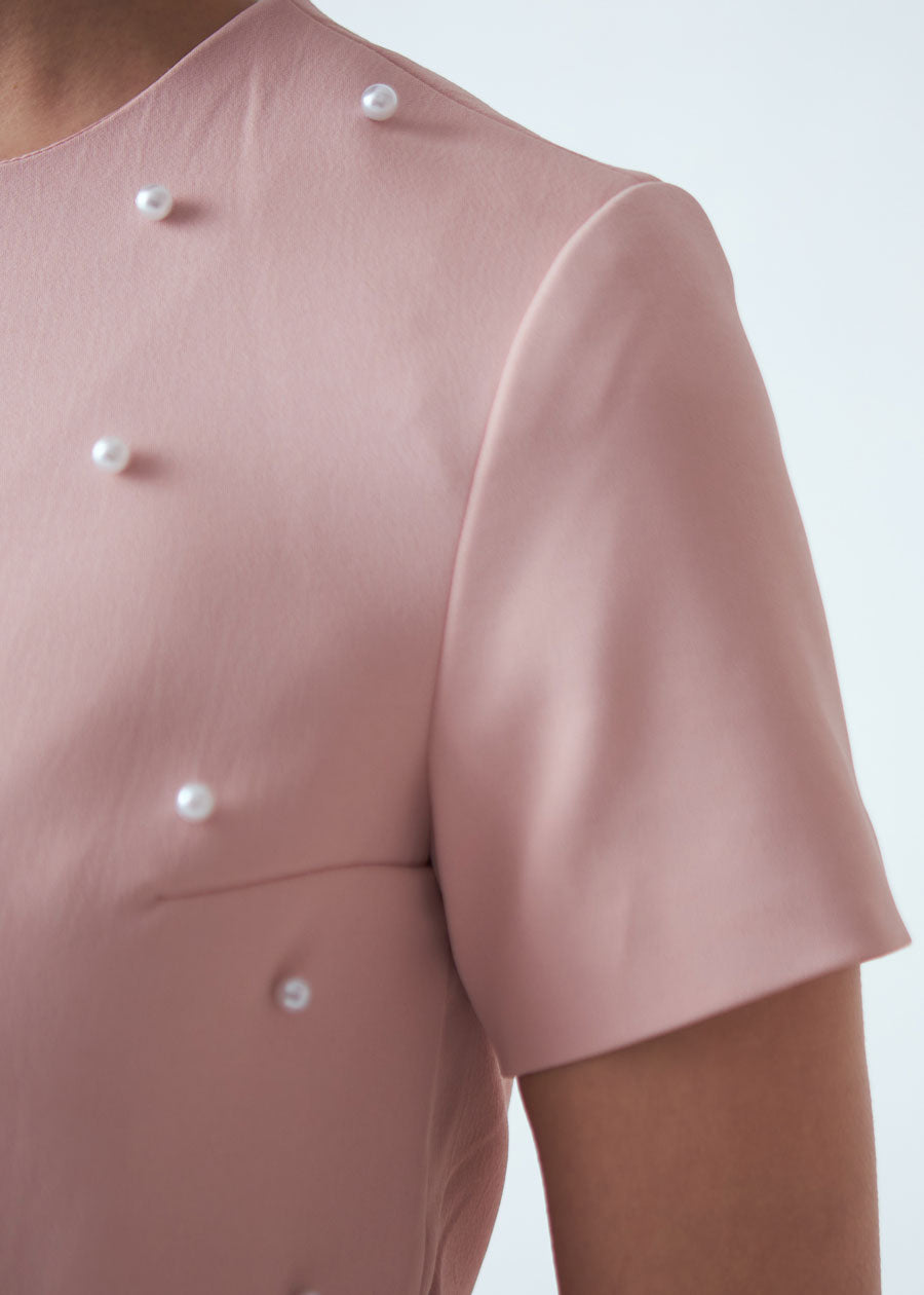 Patine (pearl) パールペプラムトップス tシャツ パールモチーフペプラムトップス レディース : ZOZOTOWN